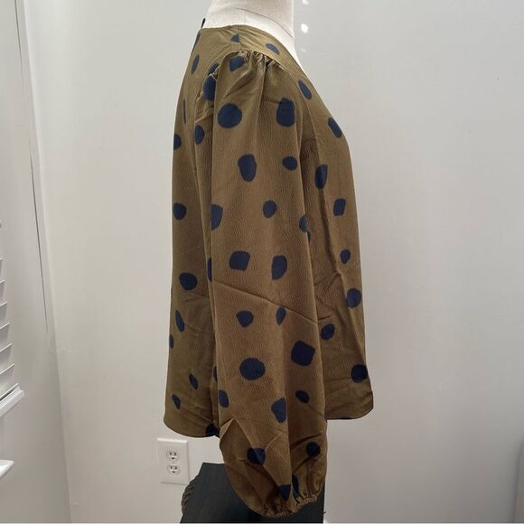 NWT G by Giuliana olive long sleeve shirt size S - Picture 6 of 13